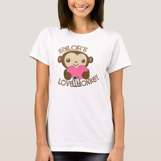 Sailor's Love Monkey T-Shirt (Front)