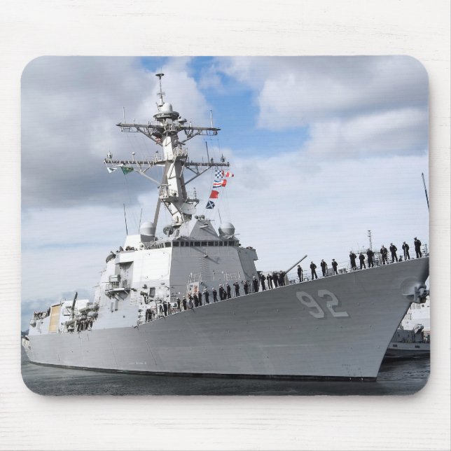 Sailors man the rails mouse mat (Front)
