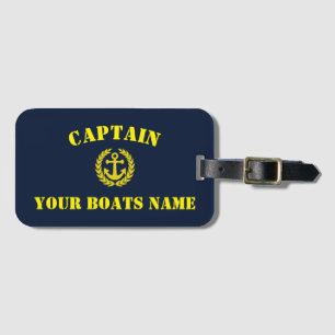 Sailors or yachtsmans luggage tag