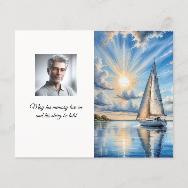 Sailor's Tribute Funeral Flyer (Front)