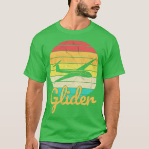 Sailplane Glider RetroTShirt T-Shirt