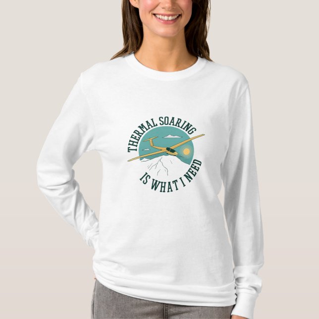 Sailplane quote T-Shirt (Front)