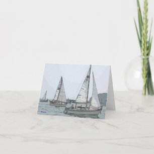 Sails--thinking of you card