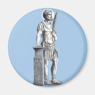 Saint Adrian Herculian Guard Magnet