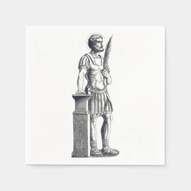 Saint Adrian Herculian Guard Napkin (Front)