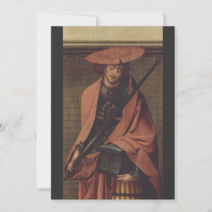 Saint Adrian of Nicomedia Martyr’s Resolve Art Holiday Card