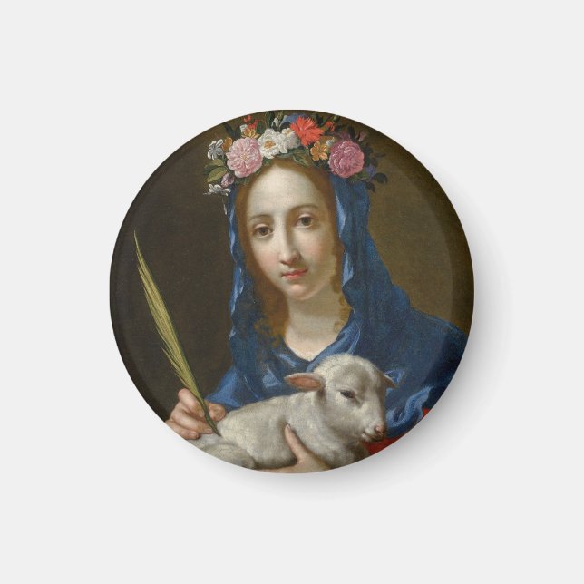 Saint Agatha (by Cesare Dandini) Magnet (Front)