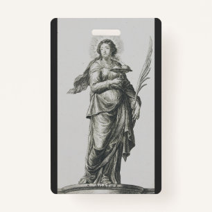 Saint Agatha of Sicily ID Badge