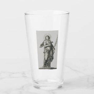 Saint Agatha of Sicily Volcanic Grace Art Glass