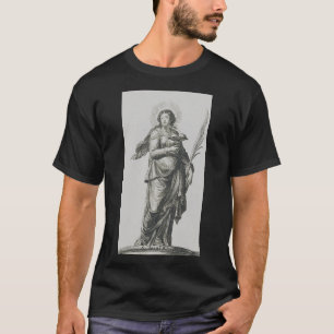 Saint Agatha of Sicily Volcanic Grace Art T-Shirt