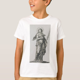 Saint Agatha of Sicily Volcanic Grace Art T-Shirt