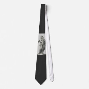 Saint Agatha of Sicily Volcanic Grace Art Tie