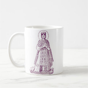 Saint Agnes of Rome greek mosaic Coffee Mug