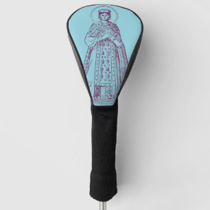 Saint Agnes of Rome greek mosaic Golf Head Cover