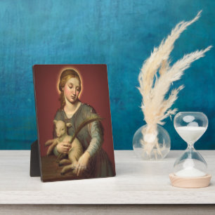 Saint Agnes of Rome Plaque