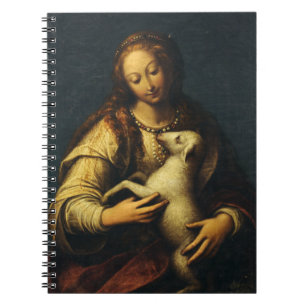 Saint Agnes Pure Witness of Christ Notebook
