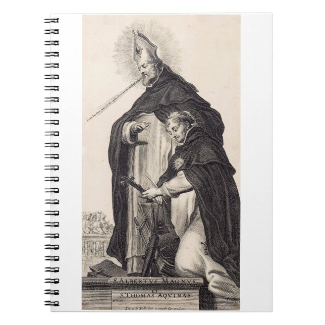 Saint Albert the Great and saint Thomas Aquinas Notebook (Front)