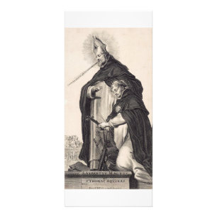 Saint Albert the Great and saint Thomas Aquinas Rack Card