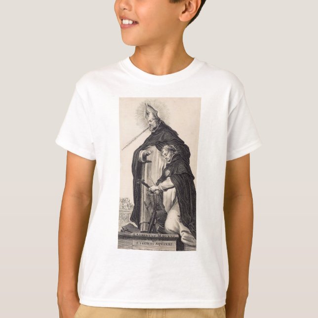 Saint Albert the Great and saint Thomas Aquinas T-Shirt (Front)