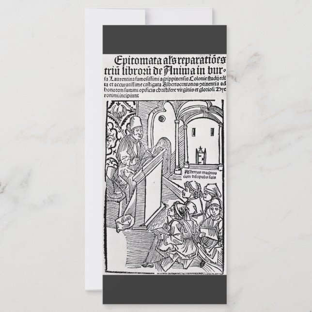 Saint Albert the Great Universal Doctor Art (Front)