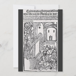 Saint Albert the Great Universal Doctor Art Holiday Card