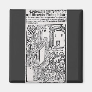 Saint Albert the Great Universal Doctor Art Magnet