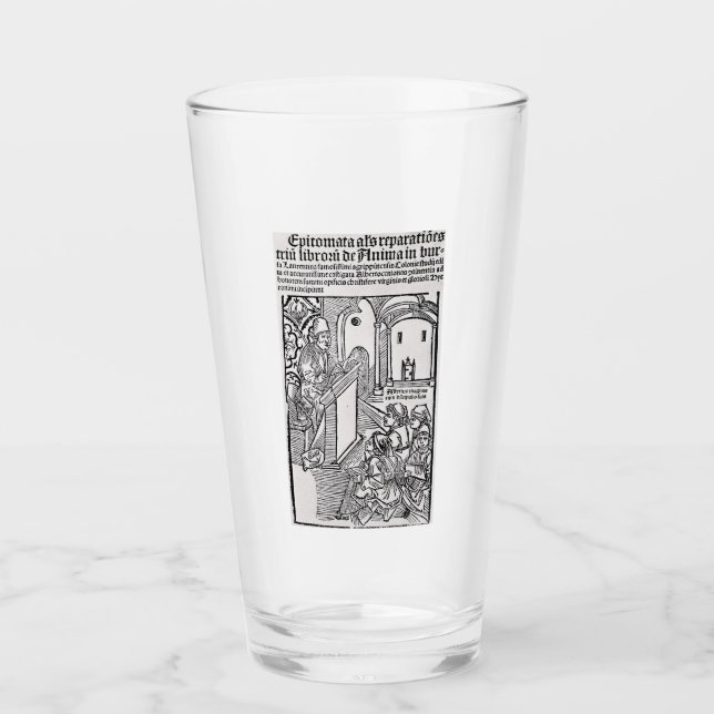 Saint Albertus Magnus Doctor of the Church Glass (Front)