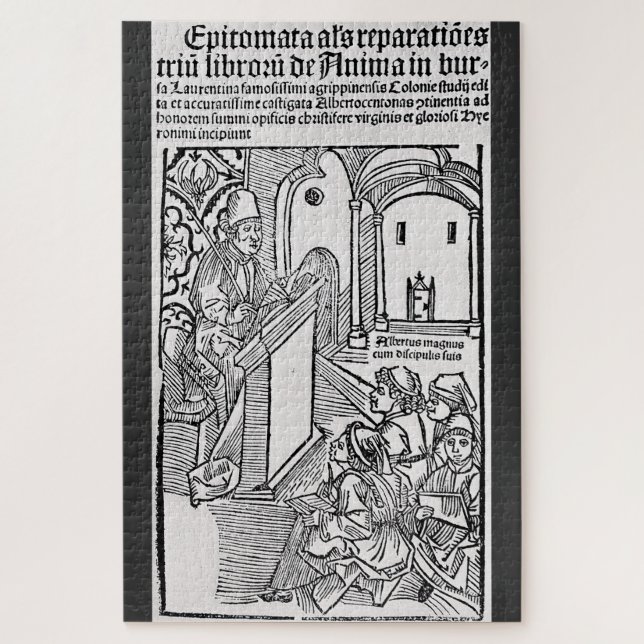 Saint Albertus Magnus Doctor of the Church Jigsaw Puzzle (Vertical)