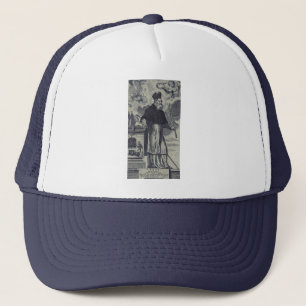 Saint Albinus of Angers Premium Bishop of Mercy Trucker Hat