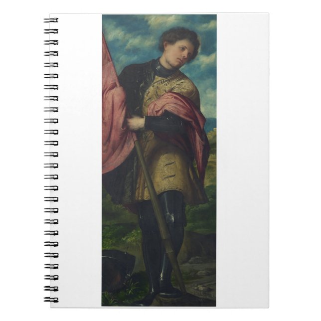 Saint Alexander of Rome Heroic Martyr Art Notebook (Front)