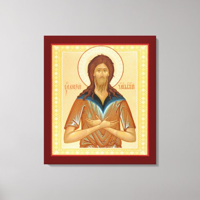Saint Alexius Canvas Print (Front)