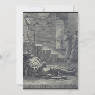 Saint Alexius of Rome Sacred Humility Art Invitation