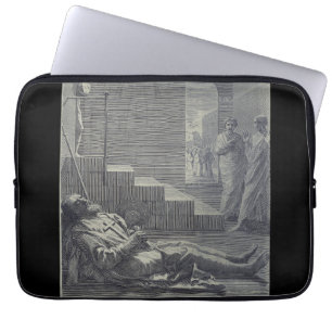 Saint Alexius of Rome Sacred Humility Art Laptop Sleeve