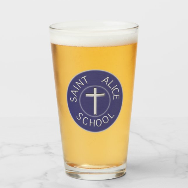 Saint Alice School Traditional Patch  Glass (Front Filled)