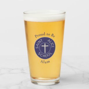 Saint Alice Traditional Patch Proud to Be Alum Glass