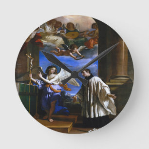 Saint Aloysius de Gonzaga Round Clock