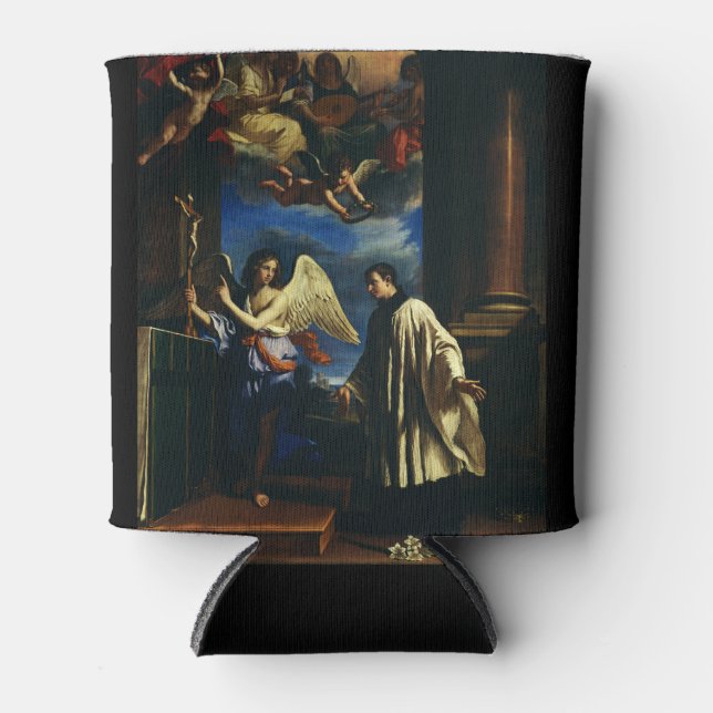 Saint Aloysius Gonzaga Patron of Youth and Purity Can Cooler (Front)