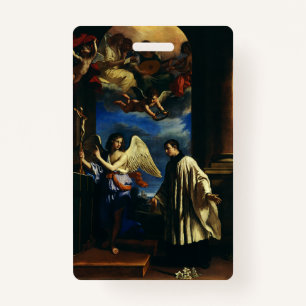 Saint Aloysius Gonzaga Patron of Youth and Purity ID Badge