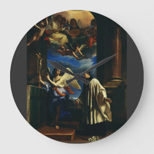 Saint Aloysius Gonzaga Patron of Youth and Purity Large Clock
