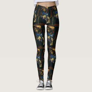 Saint Aloysius Gonzaga Patron of Youth and Purity Leggings