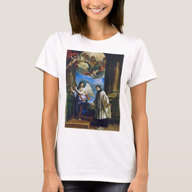 Saint Aloysius Gonzaga Patron of Youth and Purity T-Shirt (Front)