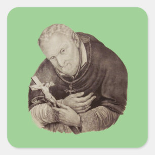 Saint Alphonsus Liguori Apostle of the Abandoned  Square Sticker
