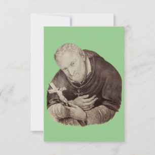 Saint Alphonsus Liguori Apostle of the Abandoned  Thank You Card