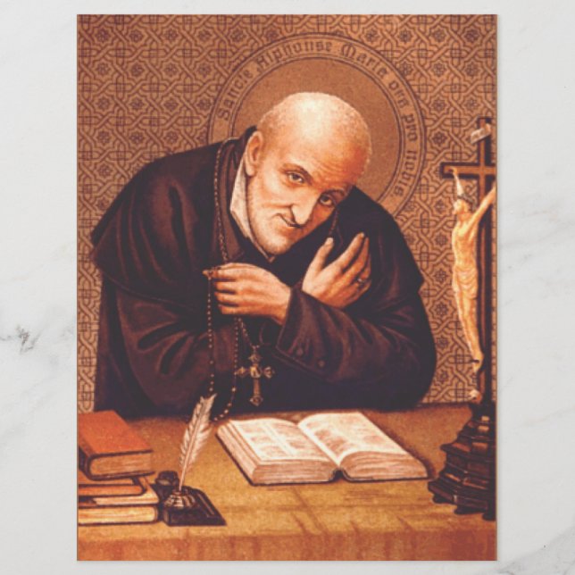 Saint Alphonsus Liguori Bishop Moral Theologian Flyer (Front)