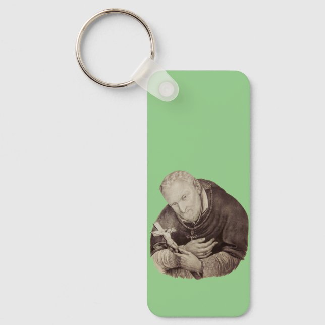 Saint Alphonsus Liguori Bishop Moral Theologian Key Ring (Front)
