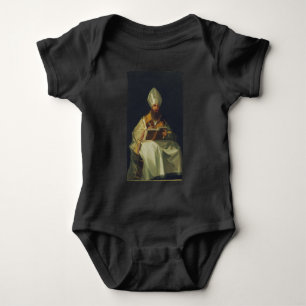 Saint Ambrose by Francisco de Goya Baby Bodysuit