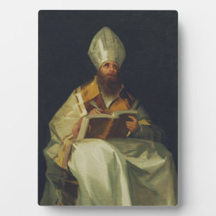 Saint Ambrose by Francisco de Goya Plaque