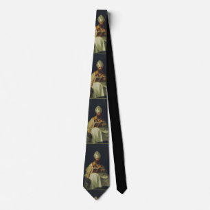 Saint Ambrose by Francisco de Goya Tie