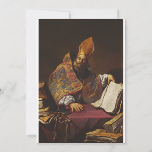 Saint Ambrose Father of the Catholic Church Invitation