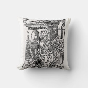 Saint Ambrose of Milan Cushion